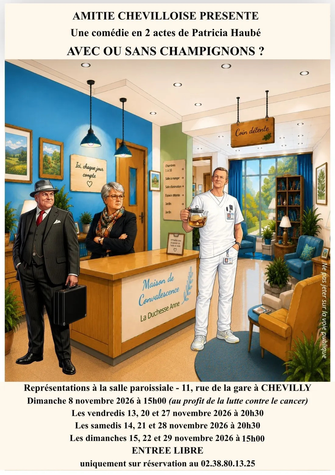 CHEVILLY (45) - Théâtre : Avec ou sans champignons ?