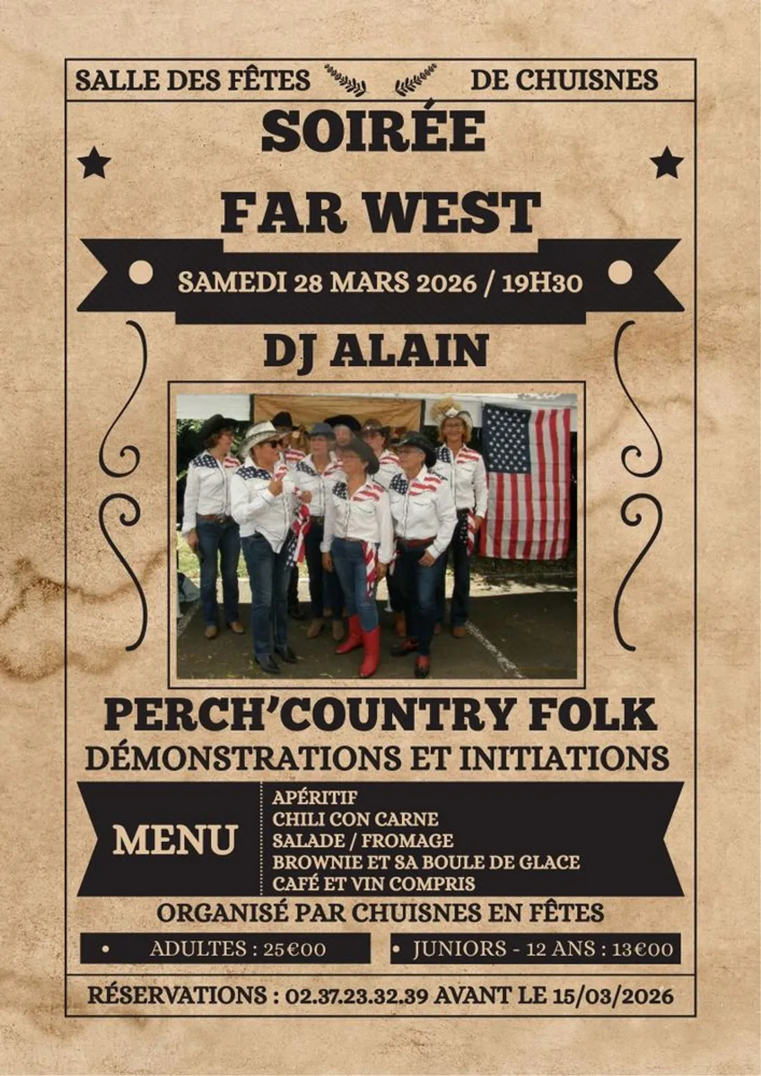 CHUISNES - Soirée Far West 28 de Chuisnes en Fêtes