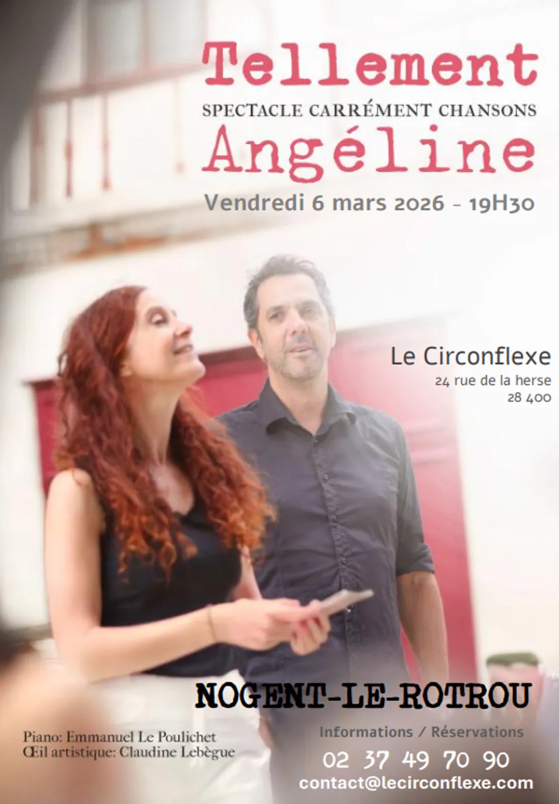 NOGENT-LE-ROTROU - Tellement - Spectacle carrément chansons - Angéline