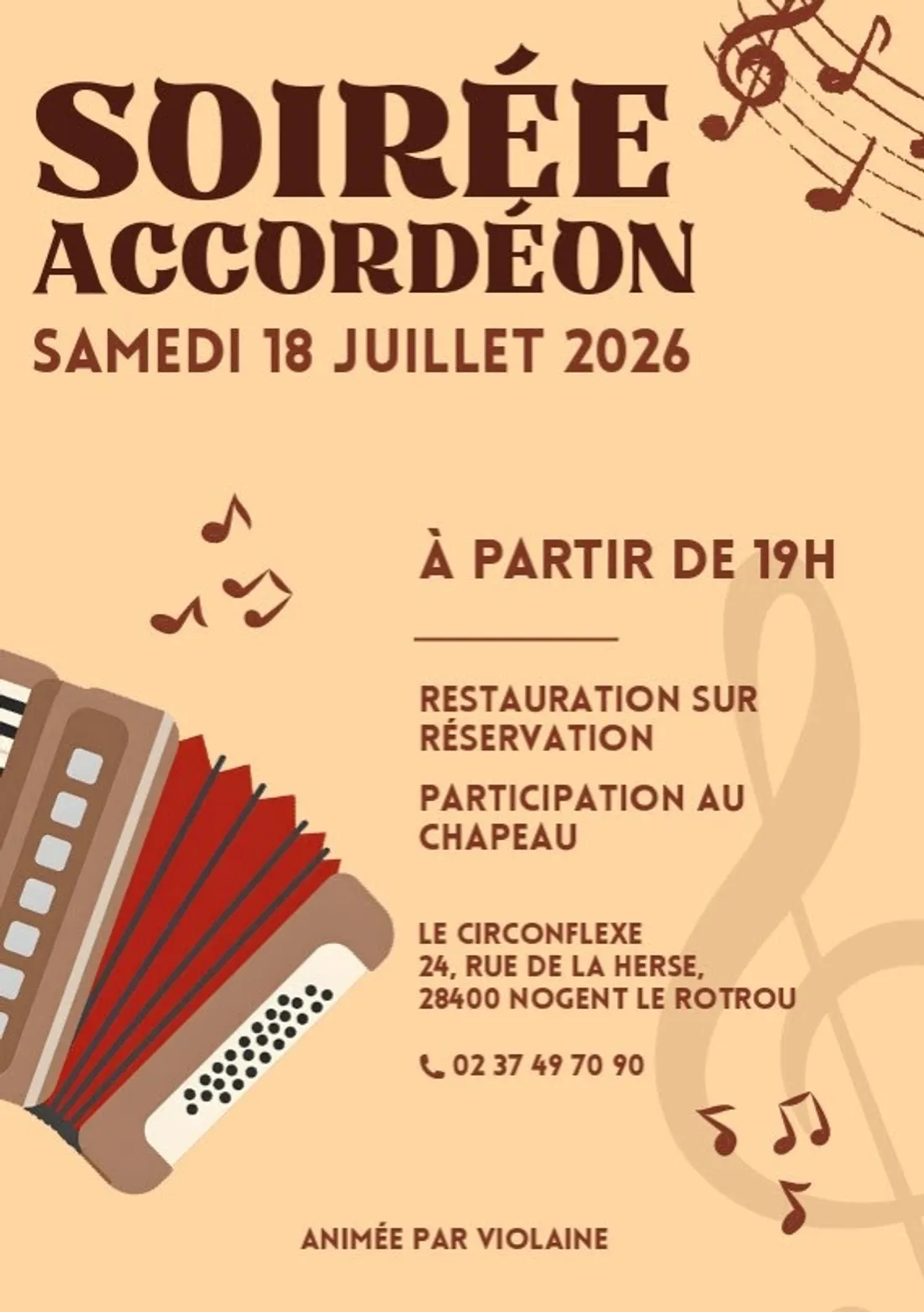 NOGENT-LE-ROTROU - Soirée accordéon