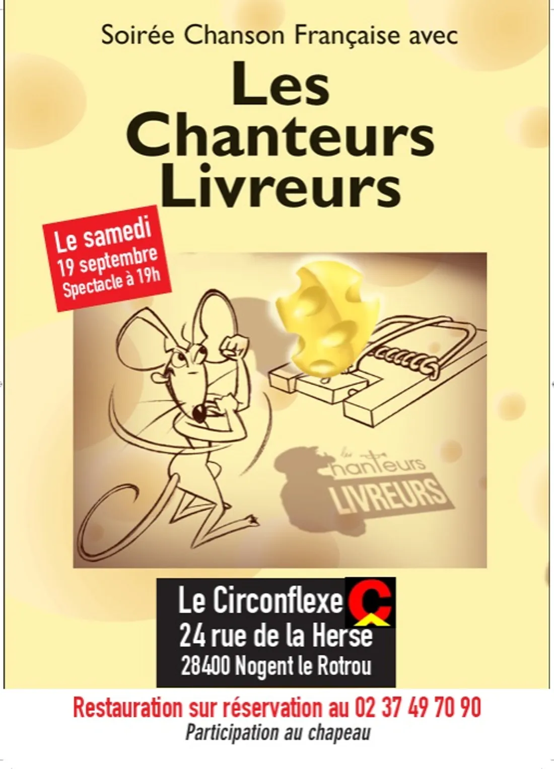 NOGENT-LE-ROTROU - Circonflexe : Soirée chanson française