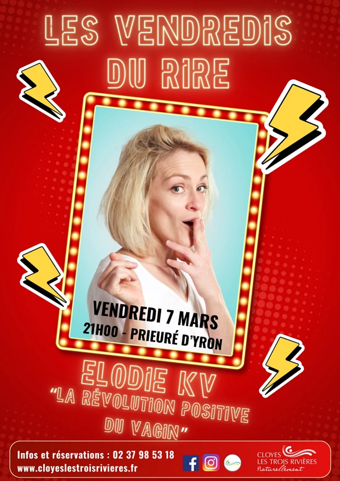 CLOYES-SUR-LE-LOIR - Vendredis du Rire : Élodie KV