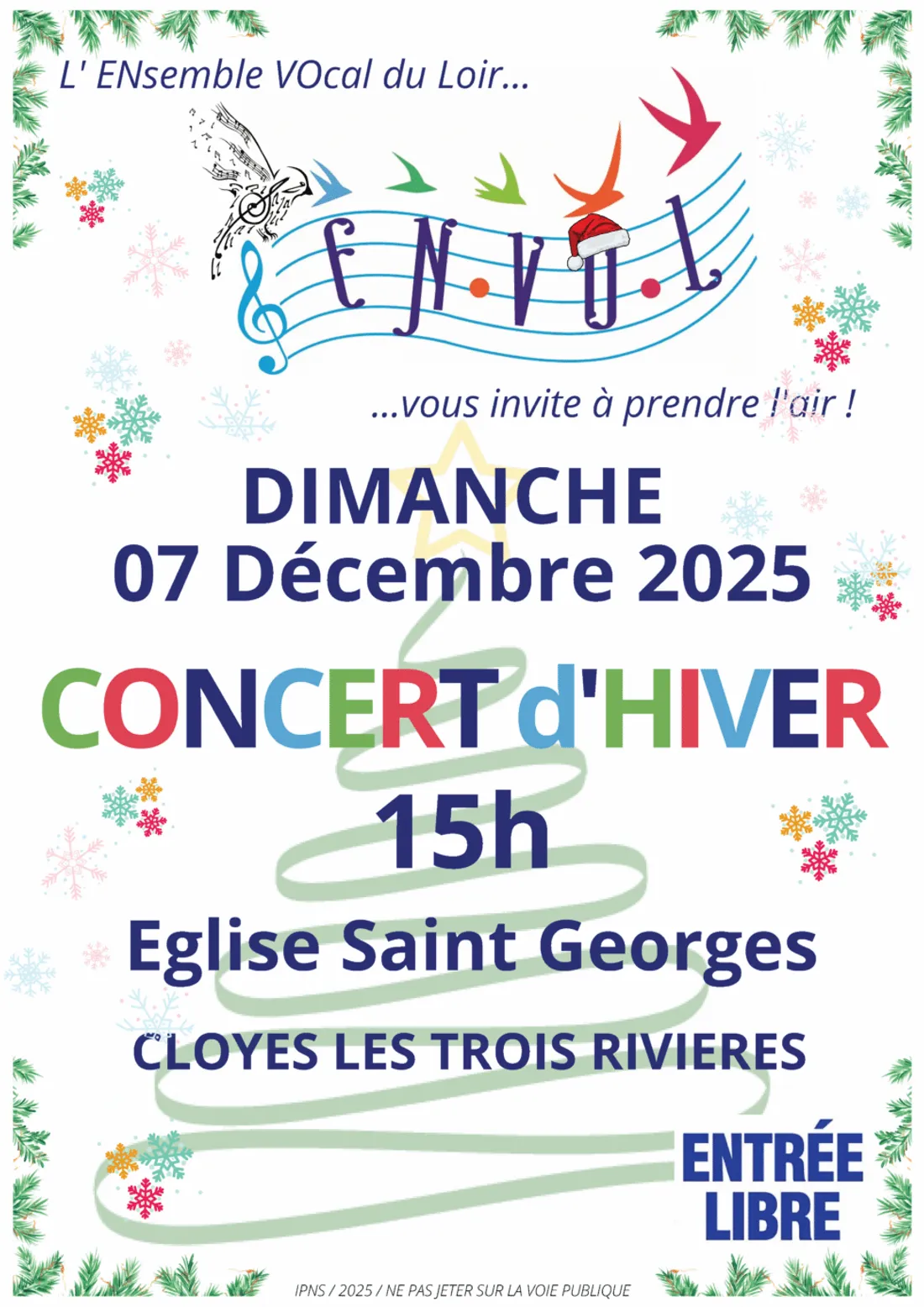 CLOYES-SUR-LE-LOIR - Concert d'hiver de l'ENVOL