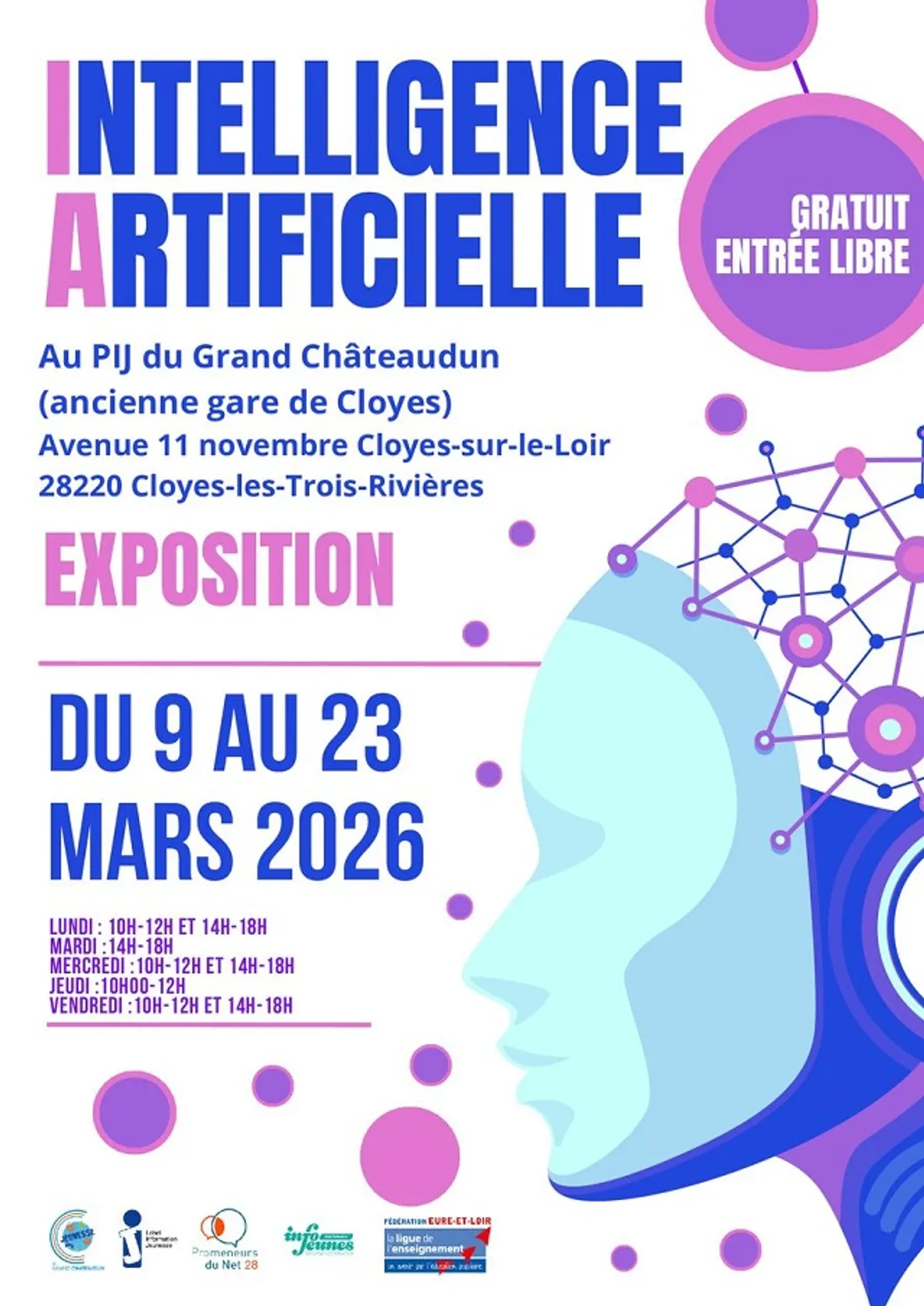 CLOYES-SUR-LE-LOIR - Exposition : Intelligence Artificielle