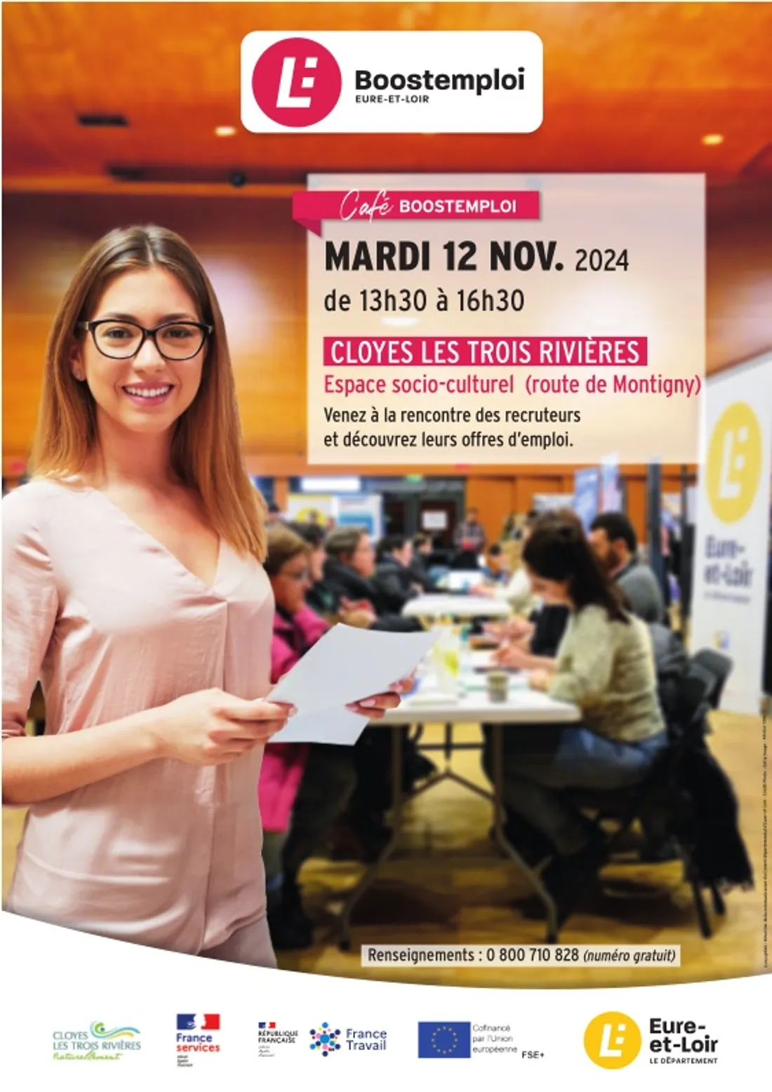 CLOYES-SUR-LE-LOIR - Café Boostemploi