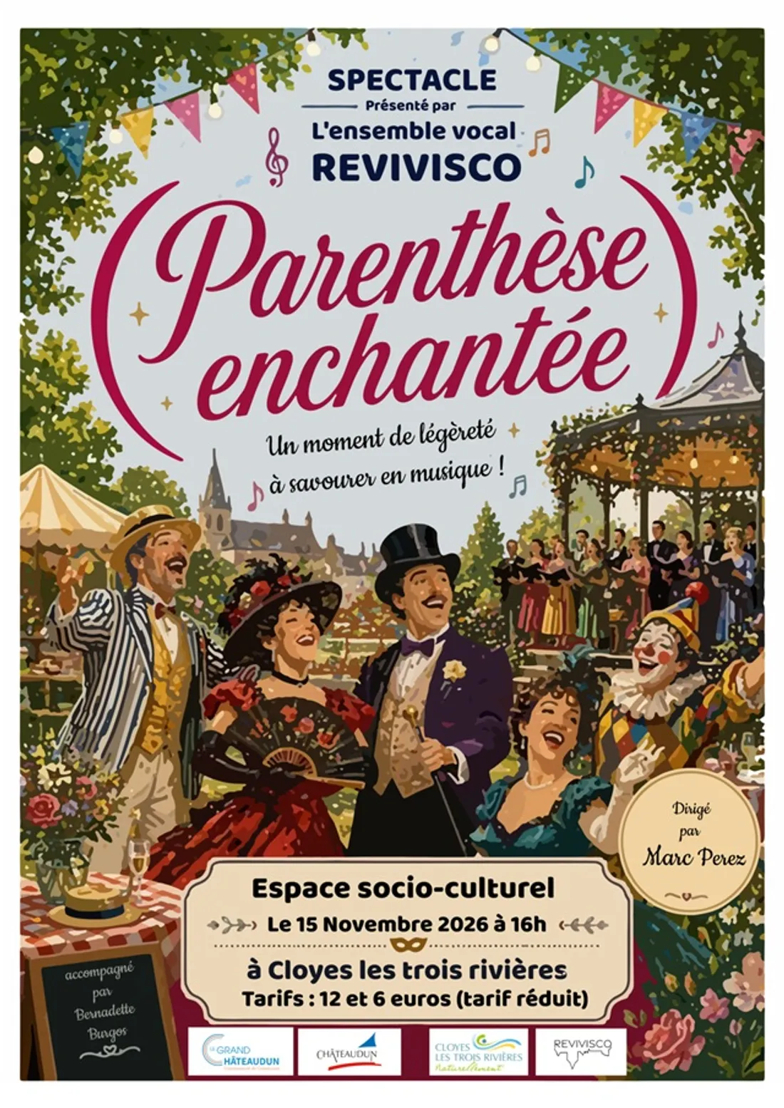 CLOYES-SUR-LE-LOIR - Concert : Parenthèse enchantée