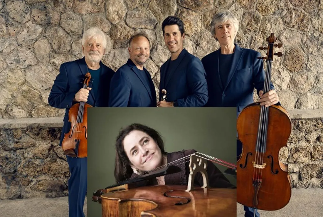 CLOYES-SUR-LE-LOIR - Festival Romantique du Loir : Quatuor Parisii & Emmanuelle Bertrand