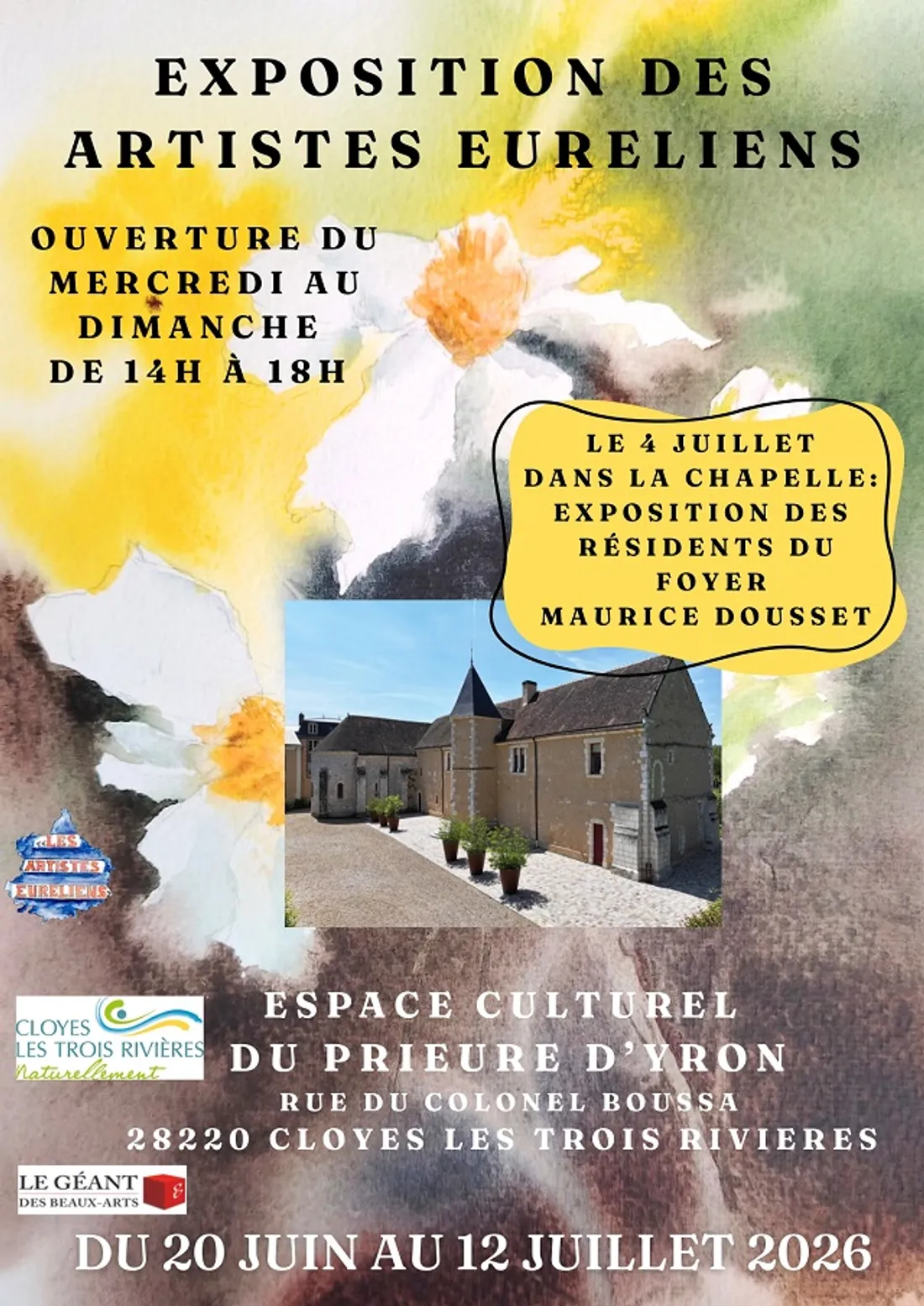 CLOYES-SUR-LE-LOIR - Exposition des Artistes Euréliens
