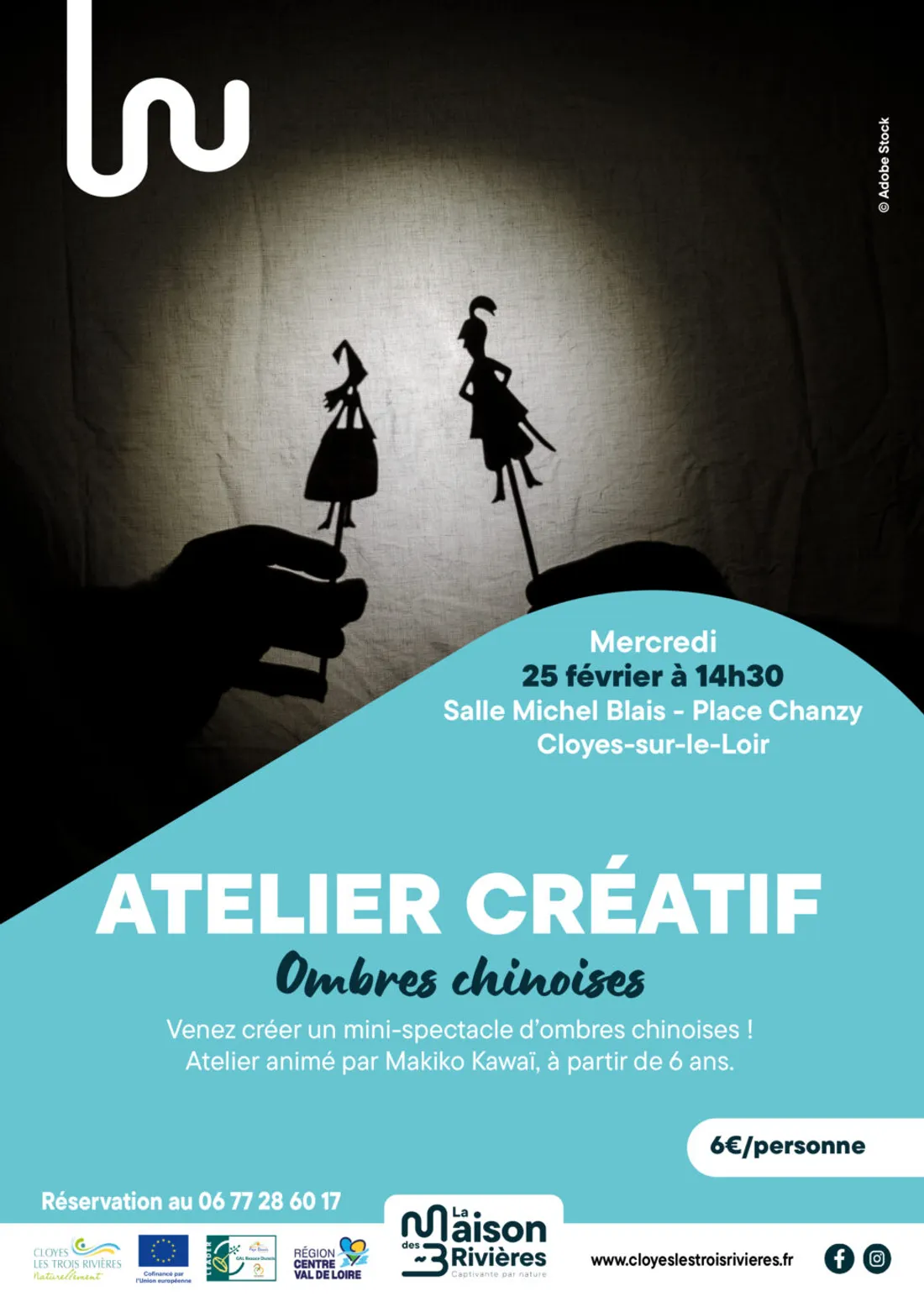 CLOYES-SUR-LE-LOIR - Atelier créatif : les ombres chinoises
