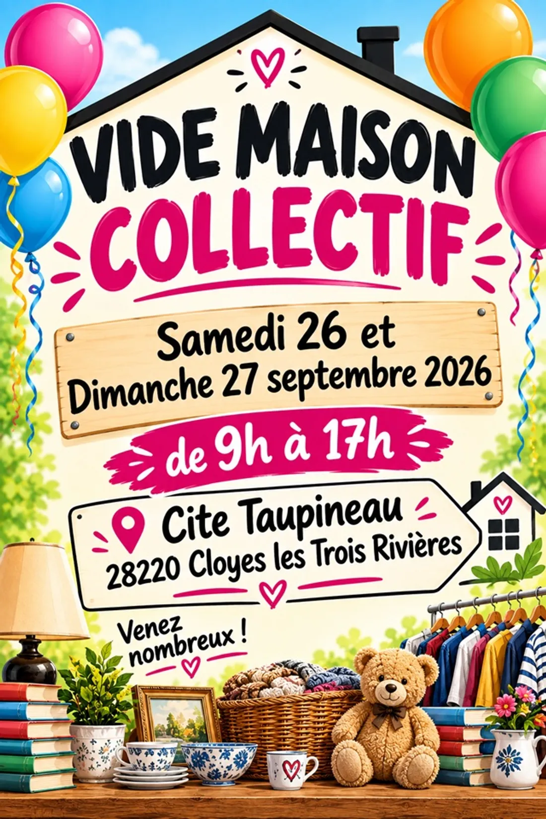 CLOYES-SUR-LE-LOIR - Vide maison collectif