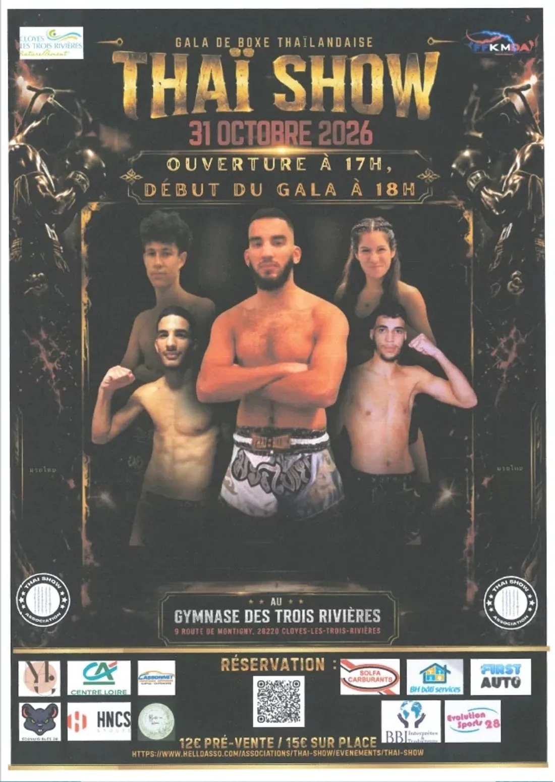 CLOYES-SUR-LE-LOIR - Gala boxe thaïlandaise : Thaï Show