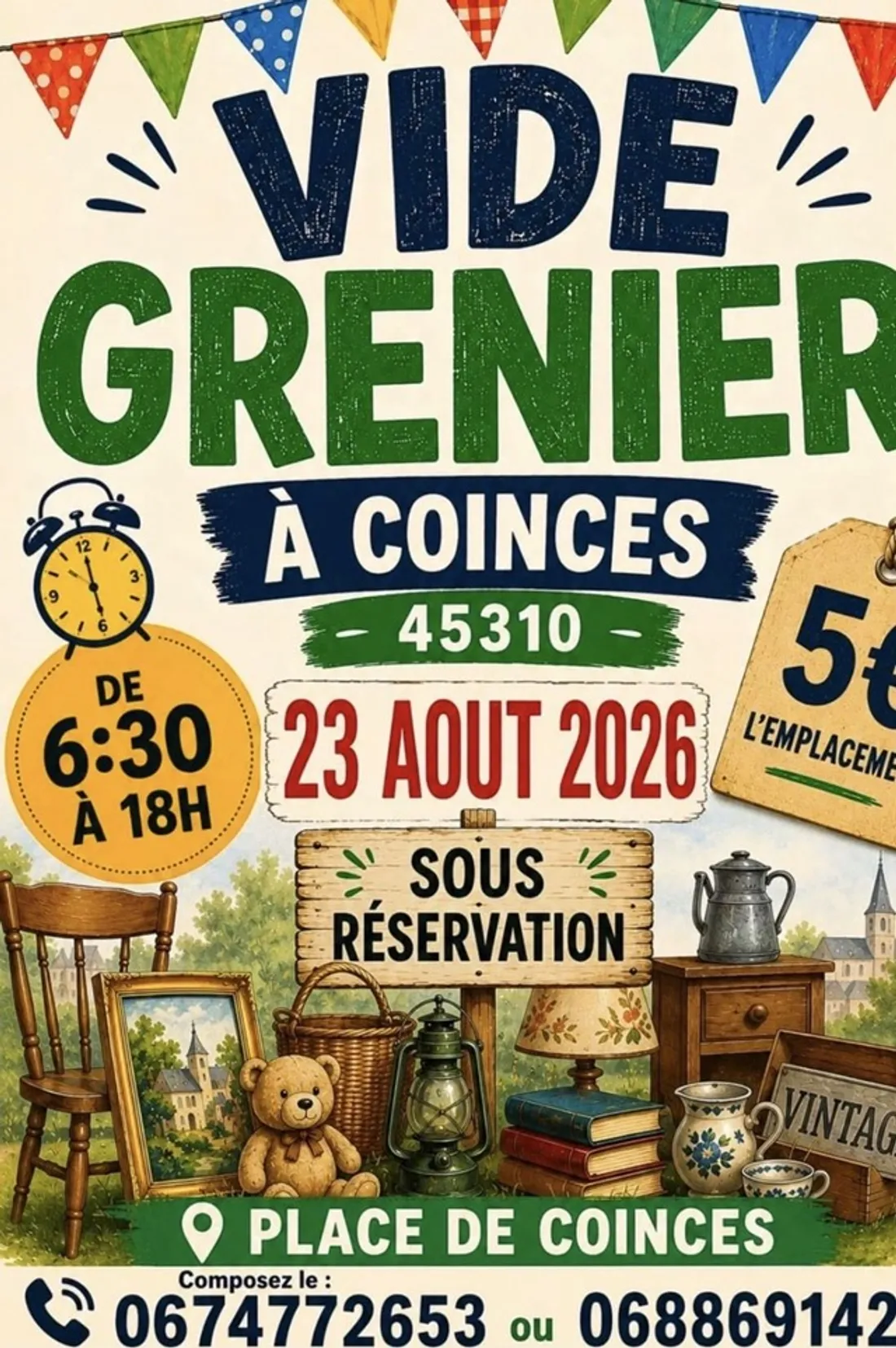 COINCES (45) - Vide-greniers
