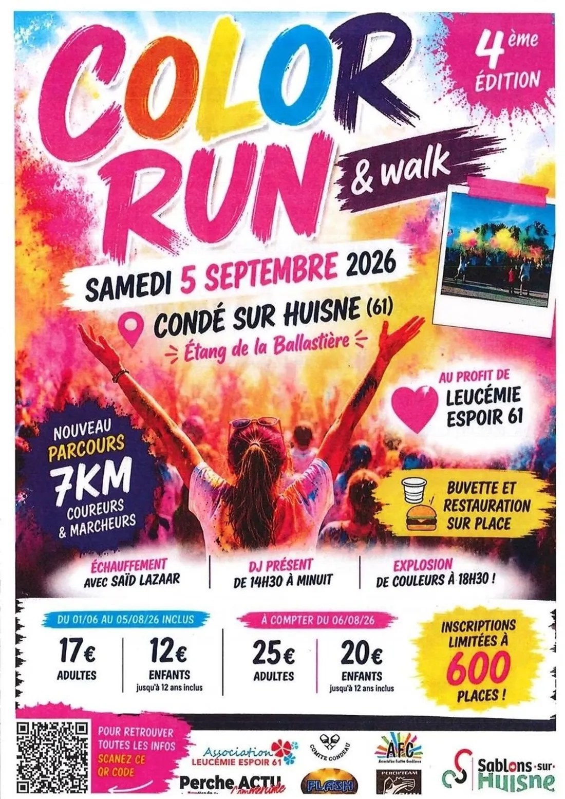 CONDÉ-SUR-HUISNE (61) - Color run & walk