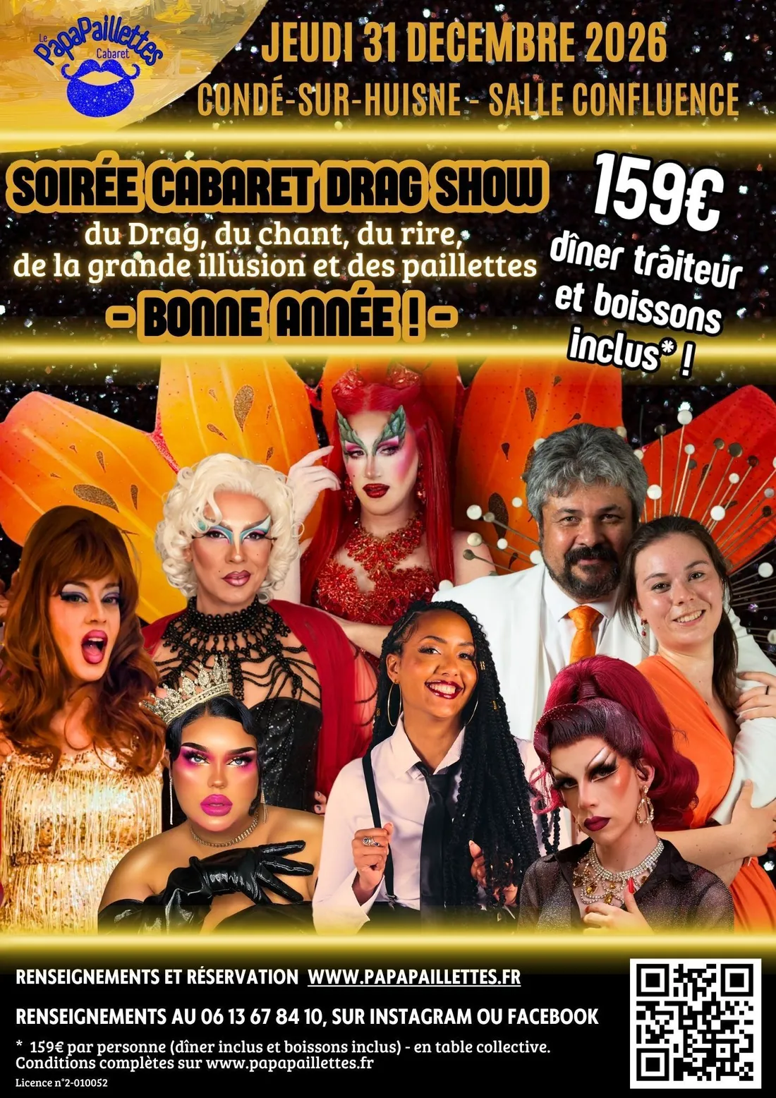 CONDÉ-SUR-HUISNE (61) - Soirée cabaret drag show