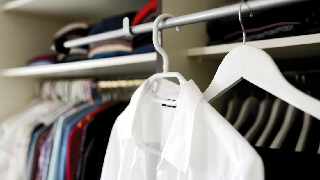 vêtements, cintre, portant