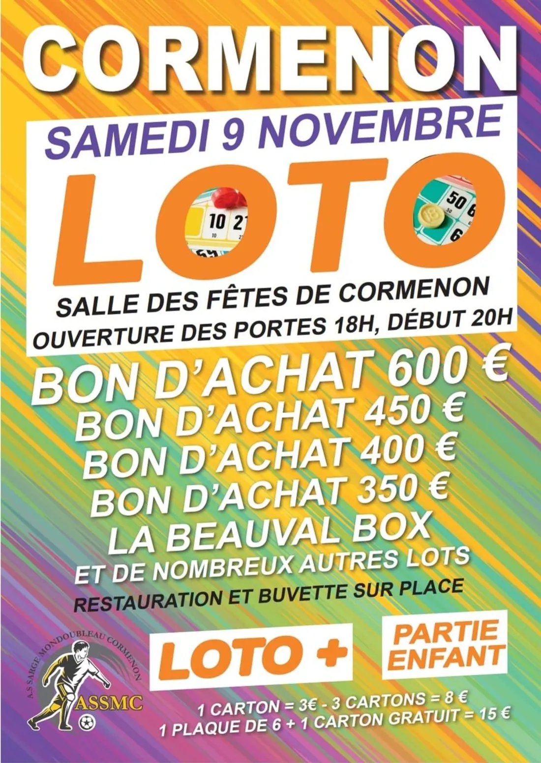 CORMENON (41) - Loto du foot