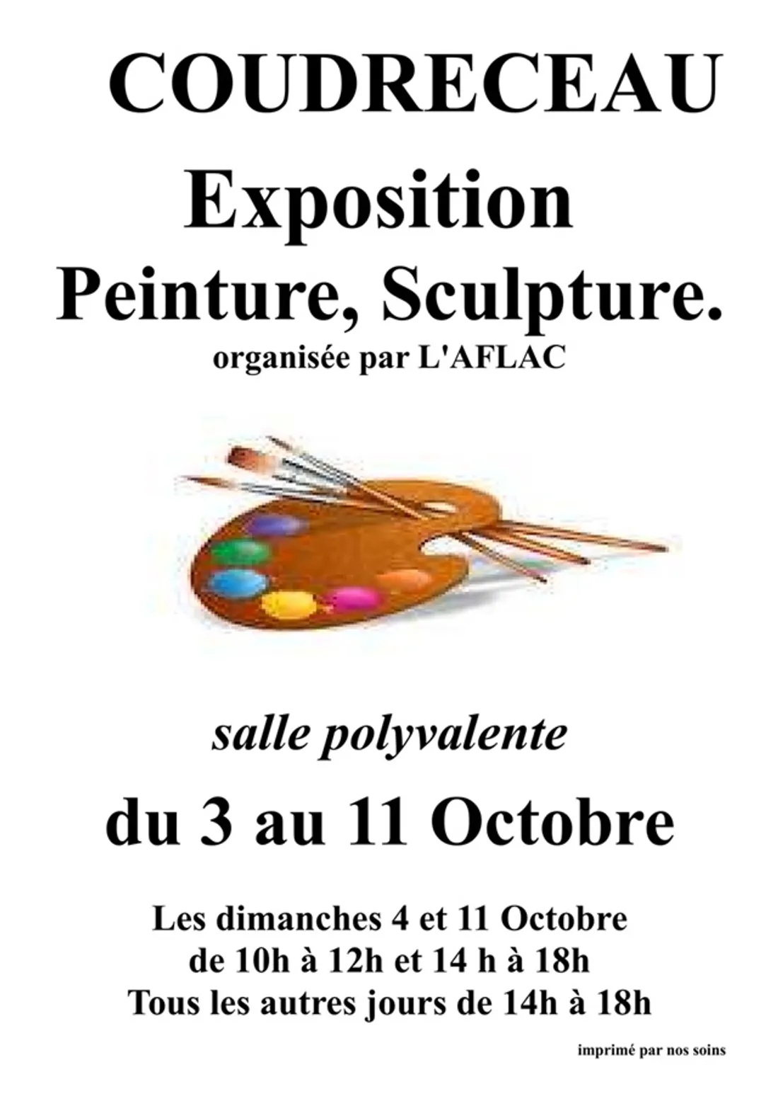 COUDRECEAU - Exposition de l'AFLAC