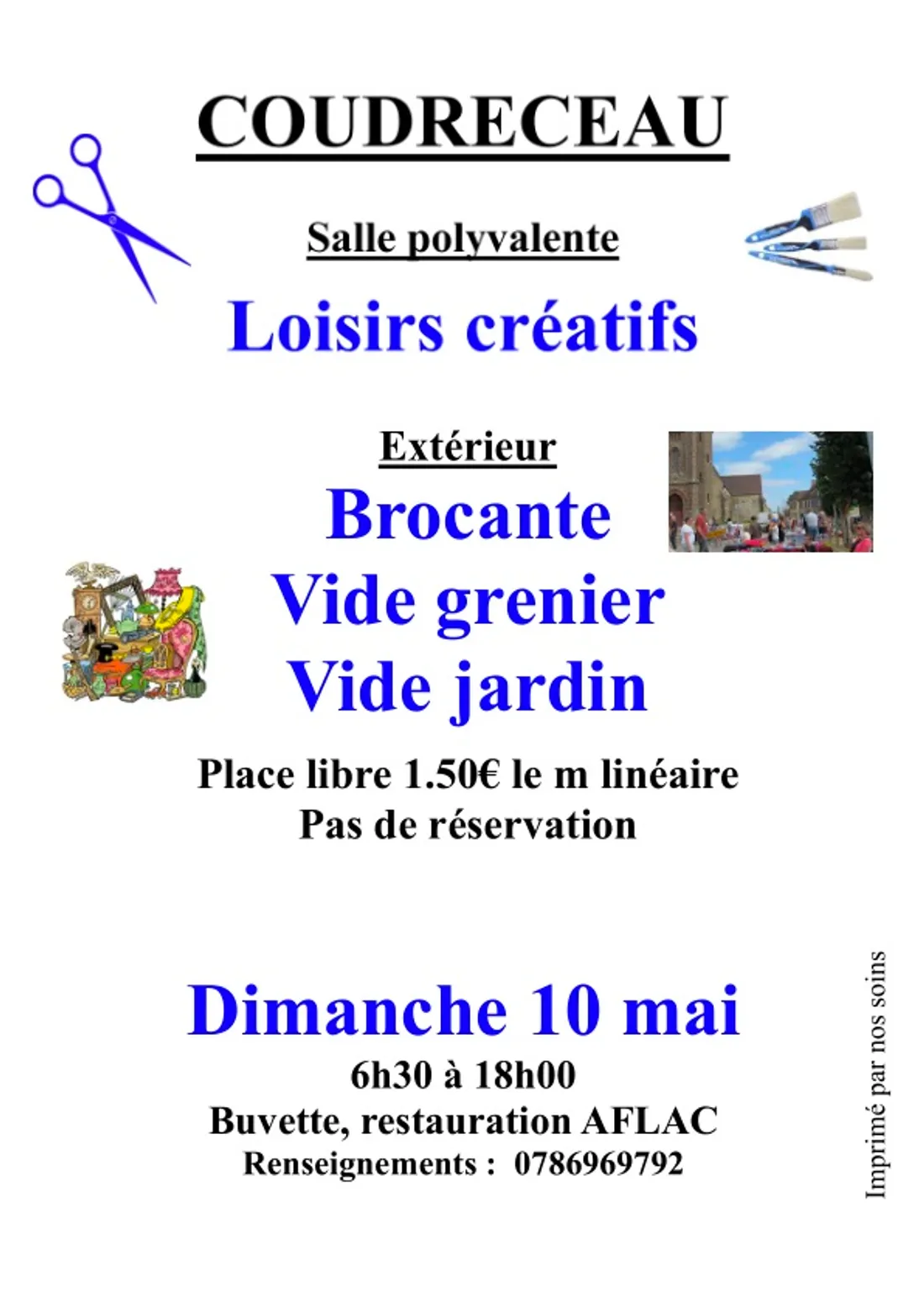 COUDRECEAU - Vide-greniers et vide-jardins