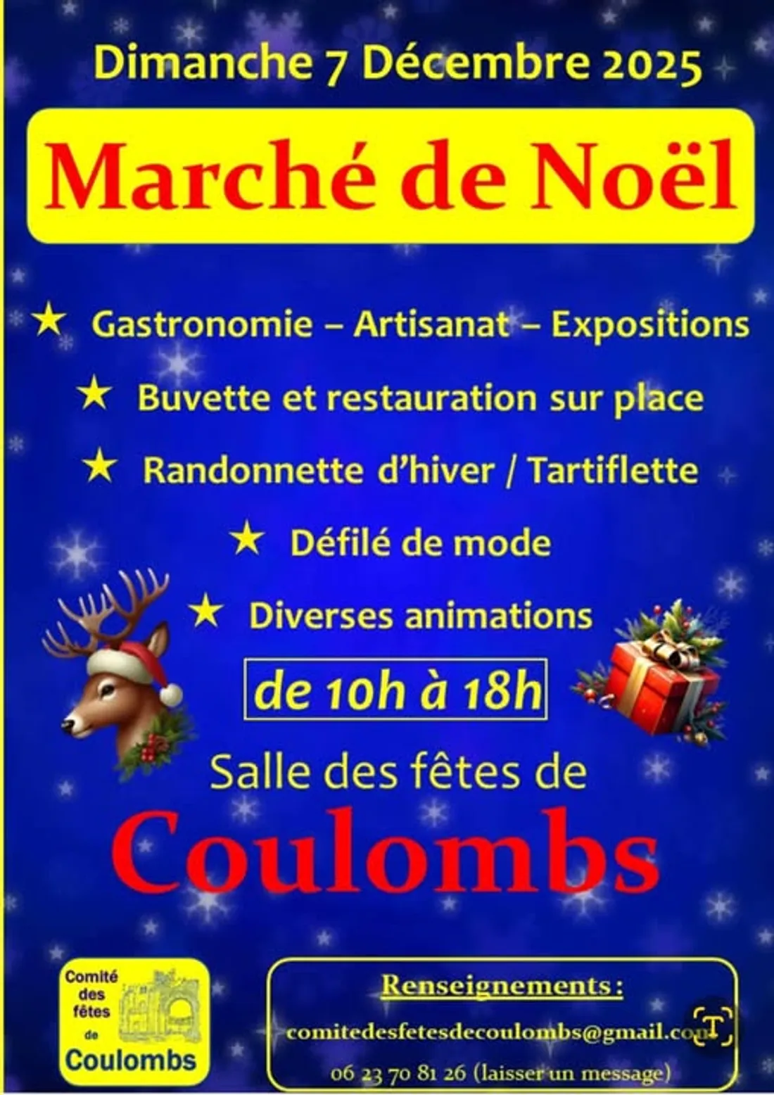 COULOMBS - Marché de Noël