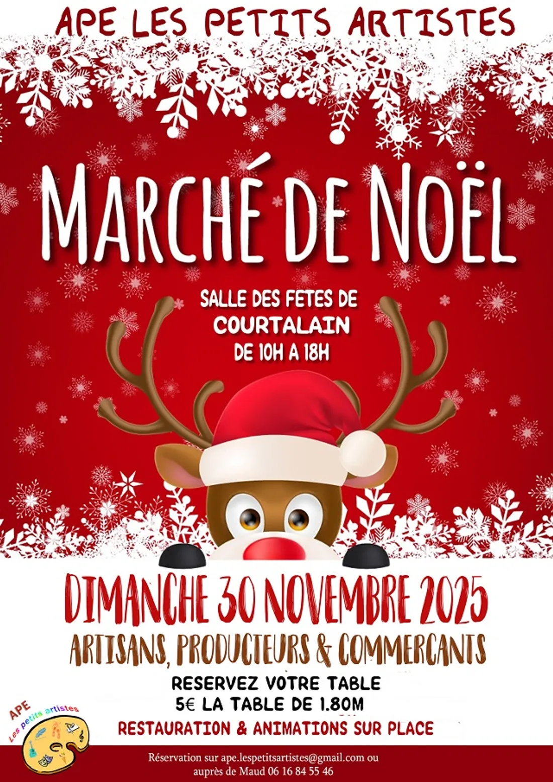 COURTALAIN - Marché de Noël de l'APE