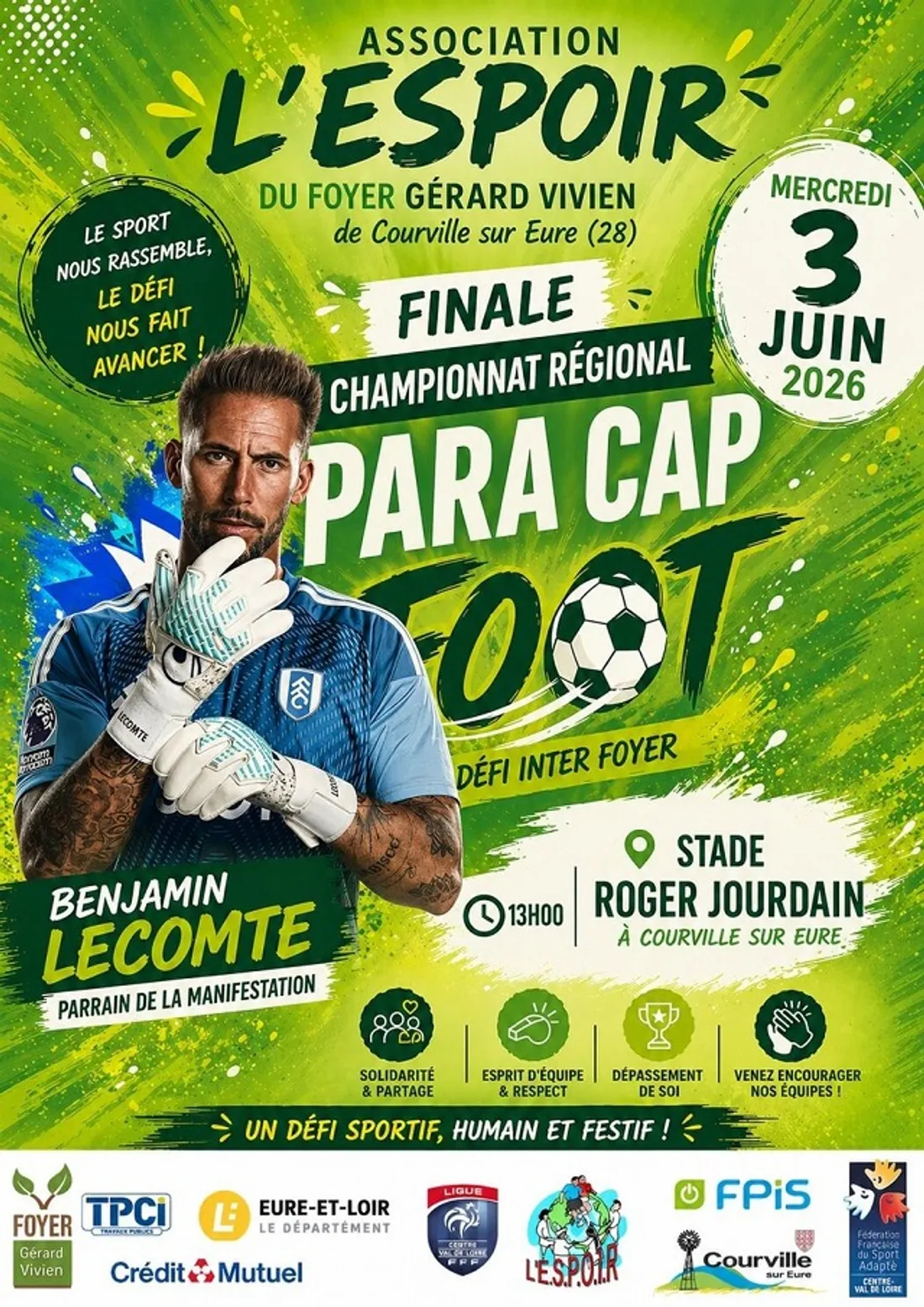 COURVILLE-SUR-EURE - Finale championnat régional Para Cap Foot
