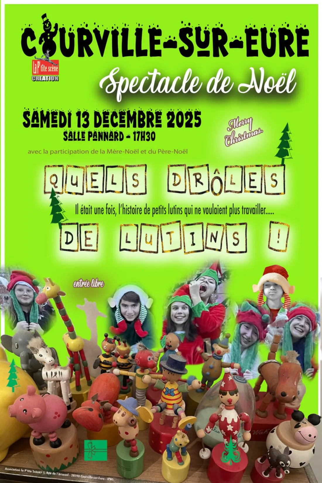 COURVILLE-SUR-EURE - Spectacle : Quels drôles de lutins !