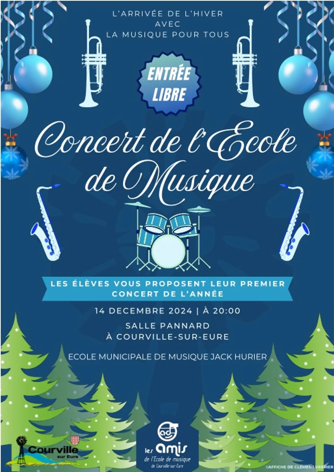 COURVILLE-SUR-EURE - Concert de l'école de musique