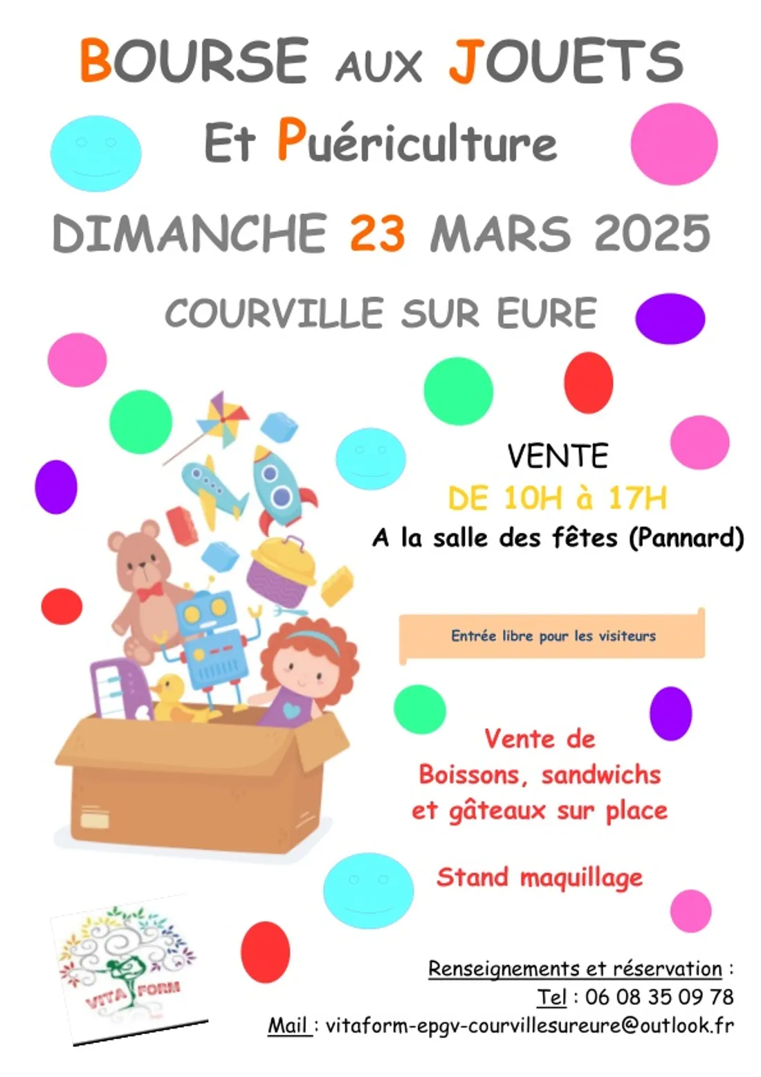 COURVILLE-SUR-EURE - Bourse aux jouets et puériculture
