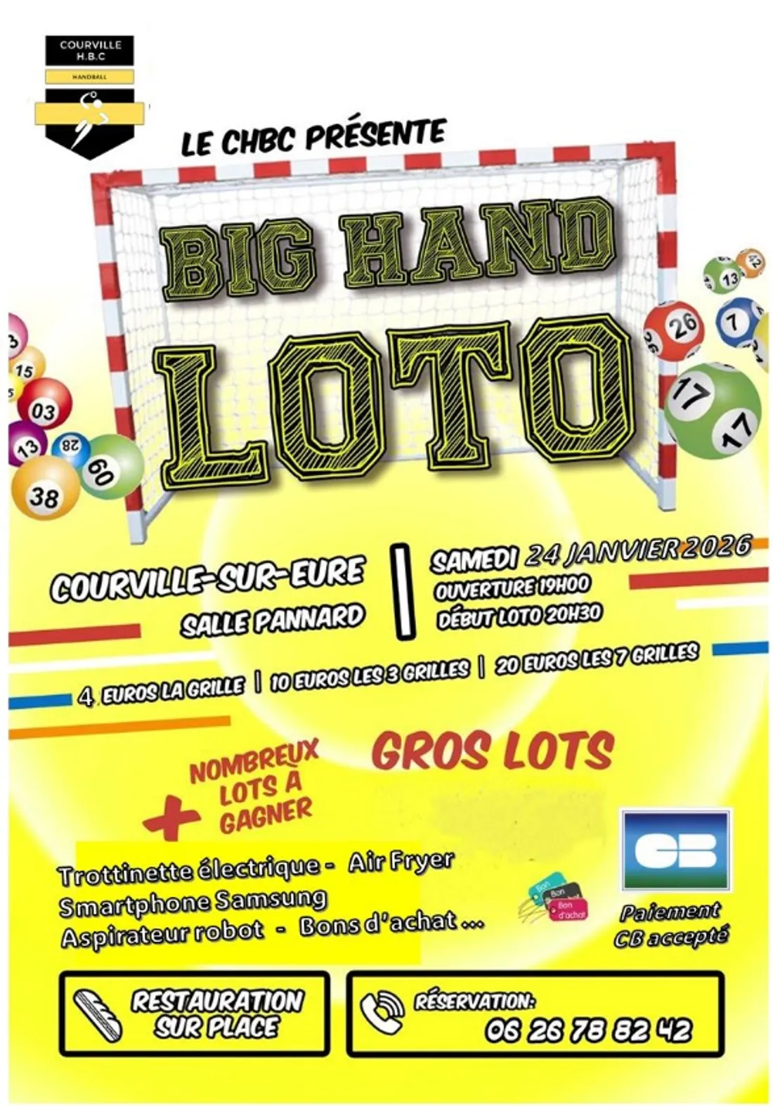 COURVILLE-SUR-EURE - Loto du CHBC