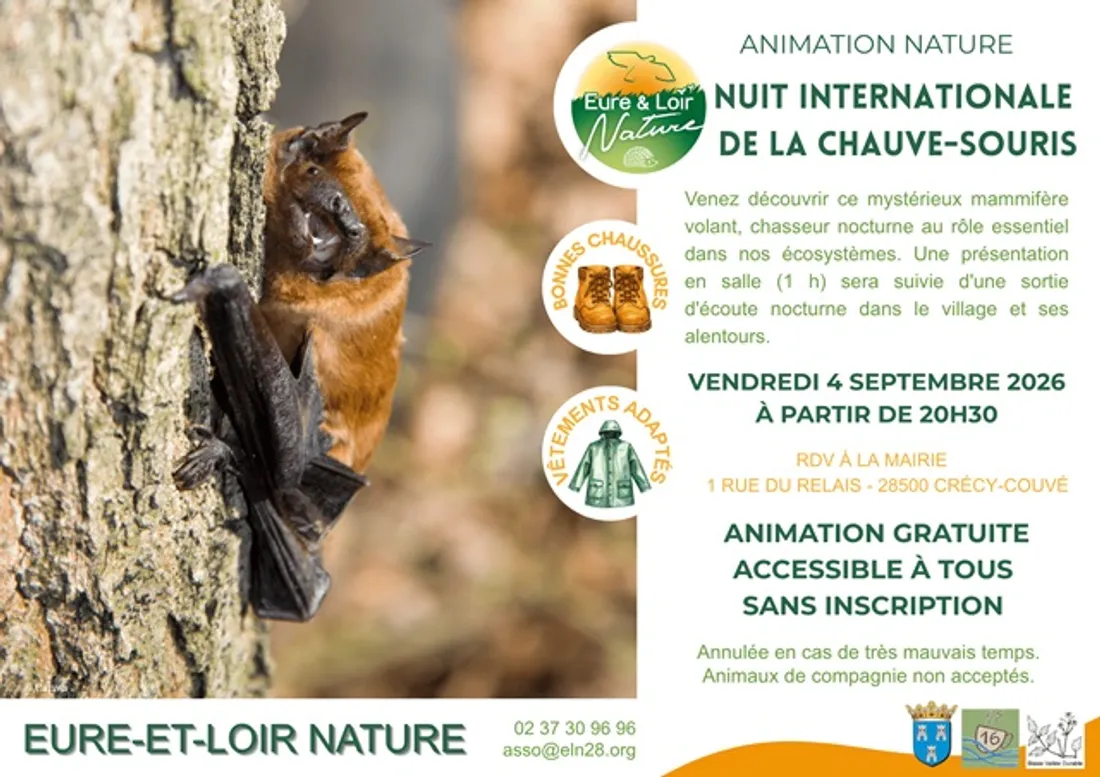 CRÉCY-COUVÉ - Nuit internationale de la chauve-souris
