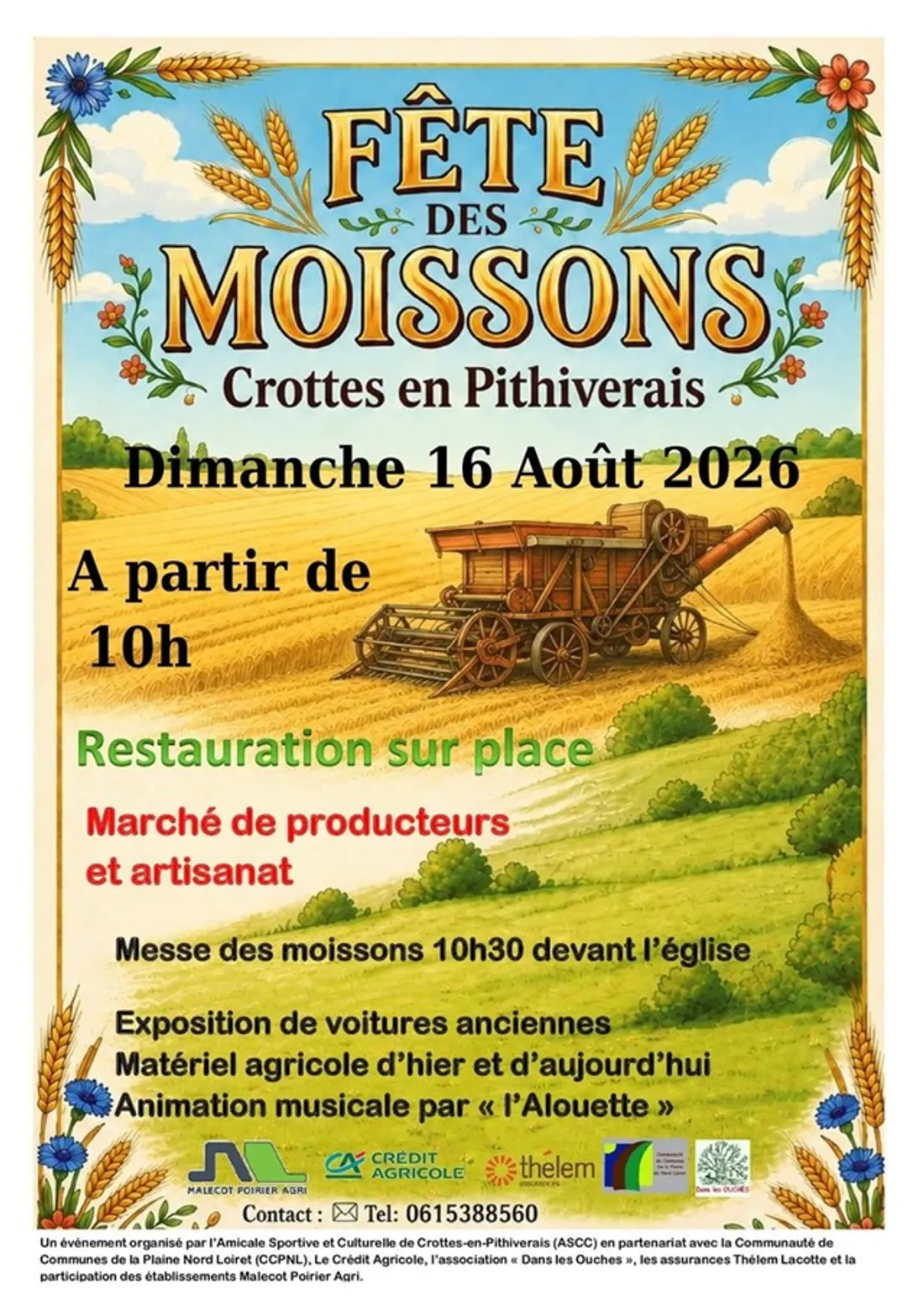 CROTTES-EN-PITHIVERAIS (45) - Fête des moissons