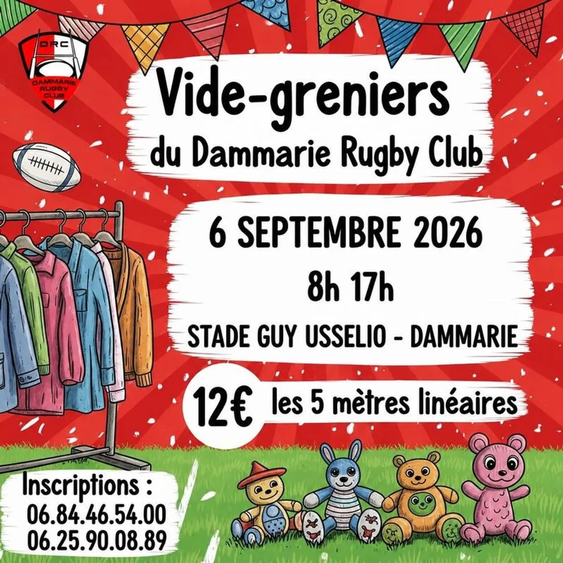 DAMMARIE - Vide-greniers du Rugby