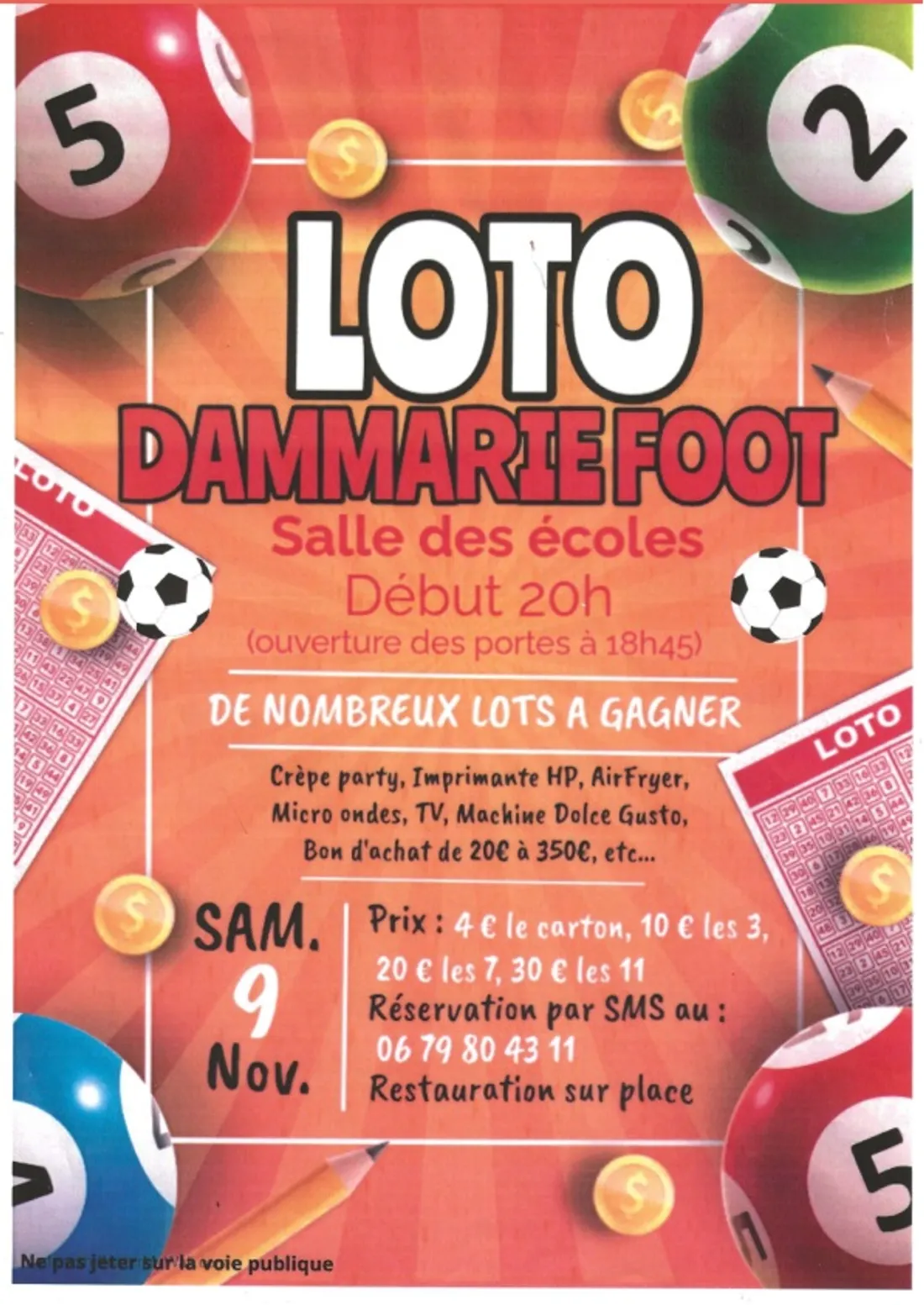 DAMMARIE - Loto de Dammarie Foot