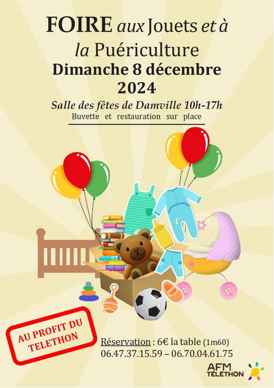 DAMVILLE (27) - Foire aux jouets et à la puériculture