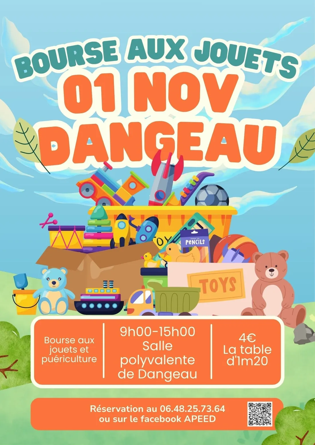 DANGEAU - Bourse aux jouets de l'APEED