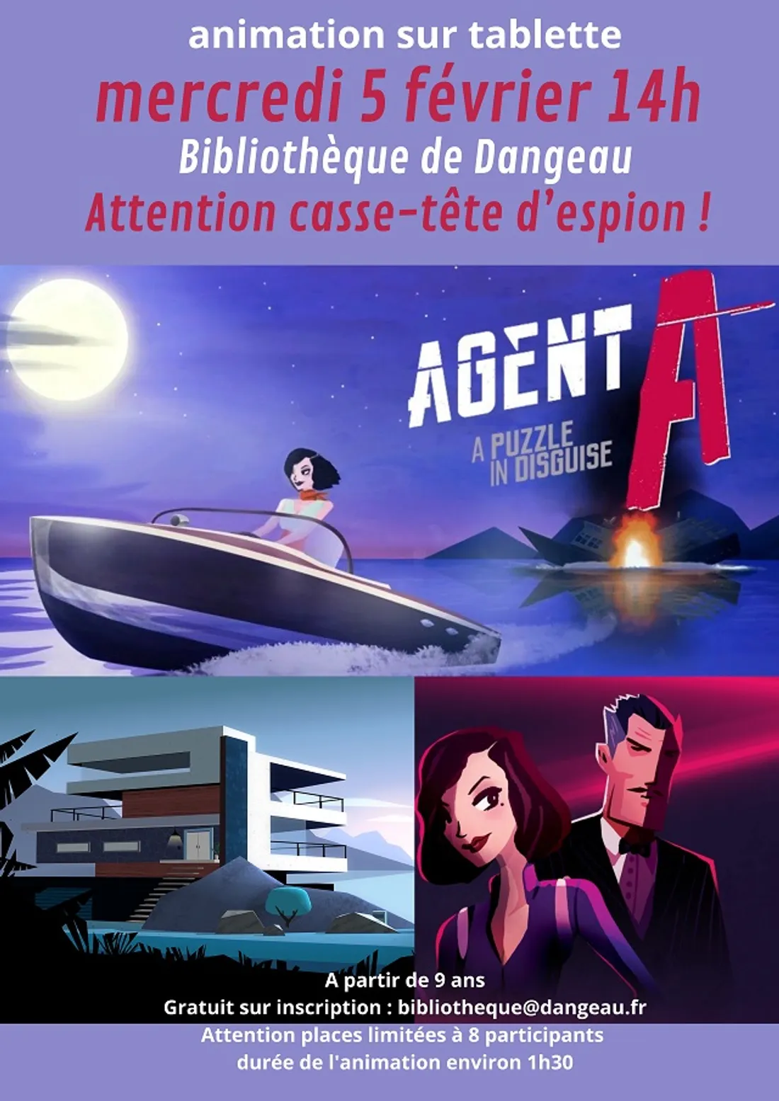 DANGEAU - Animation : Attention Casse tête d'Espion !