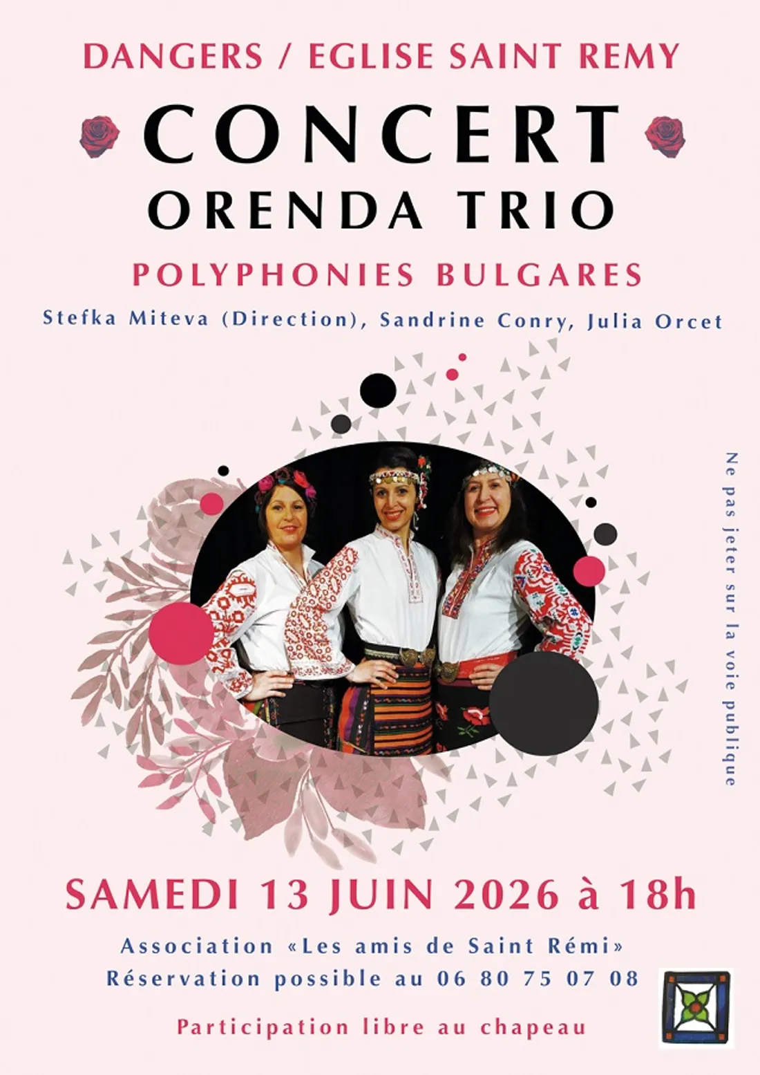 DANGERS - Concert : Orenda Trio