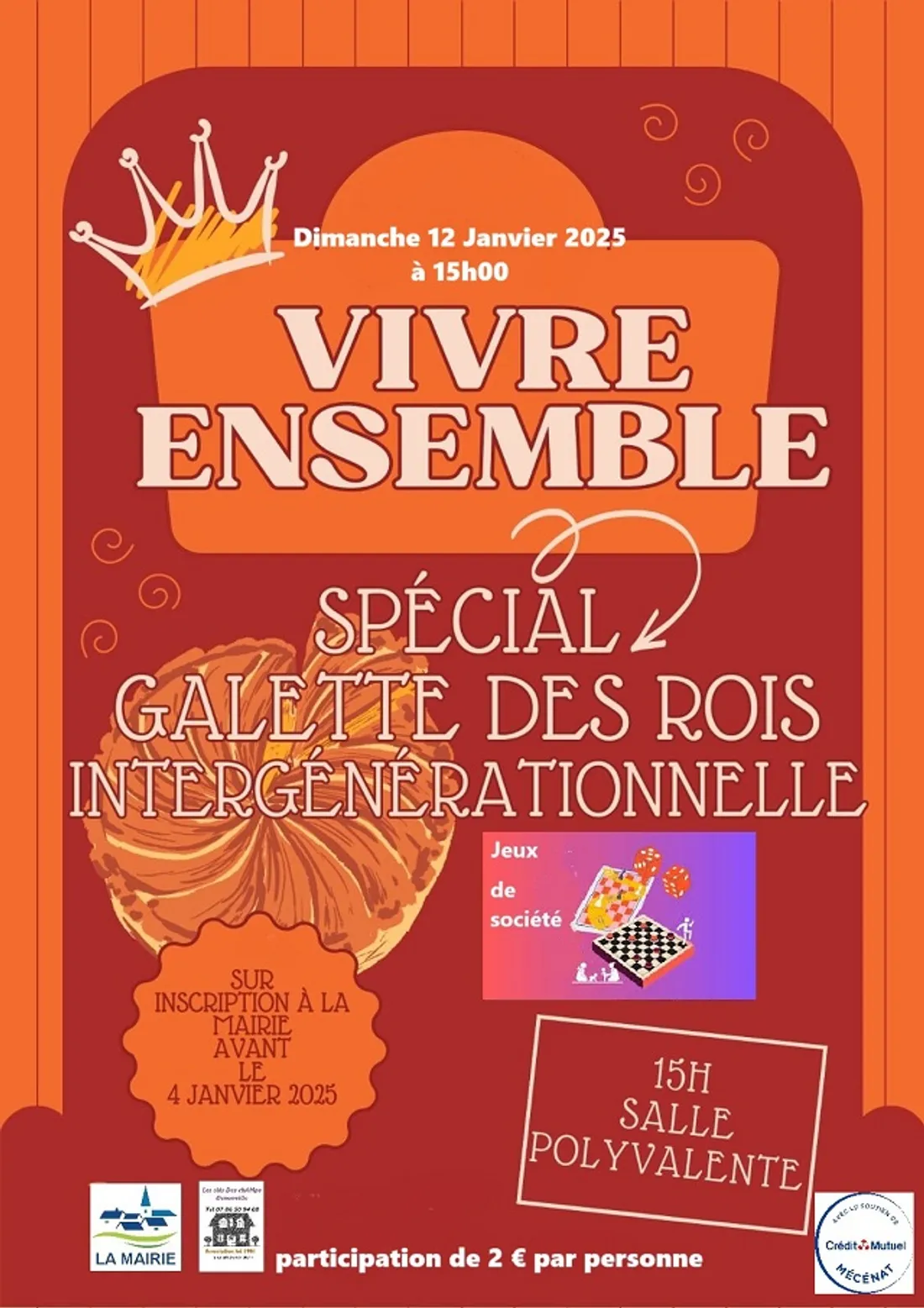 DENONVILLE - Galette des rois intergénérationelle