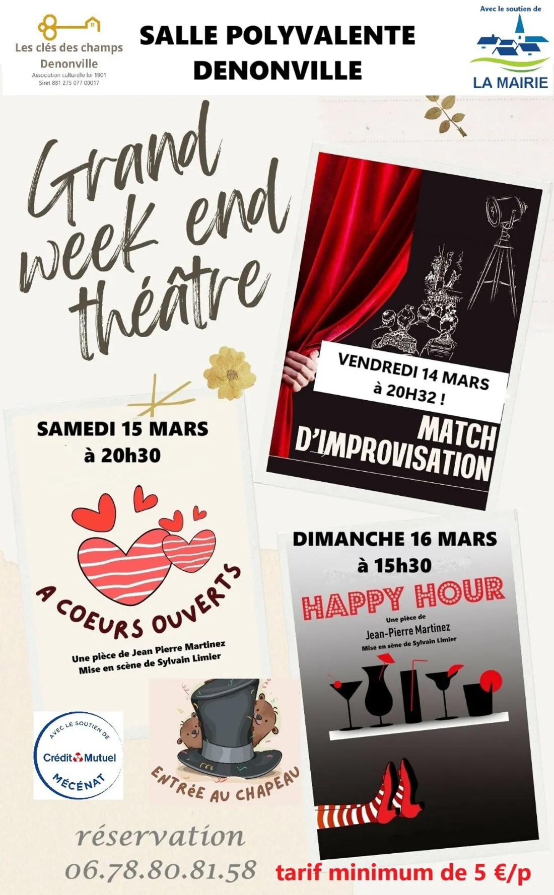 DENONVILLE - Grand week-end Théâtre
