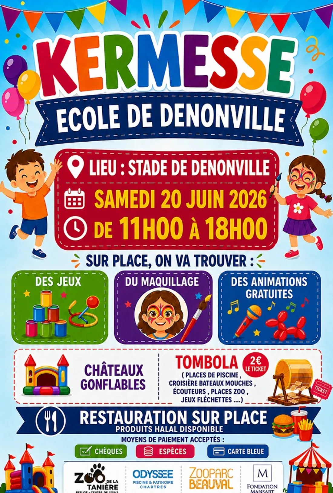 DENONVILE - Kermesse de l'école