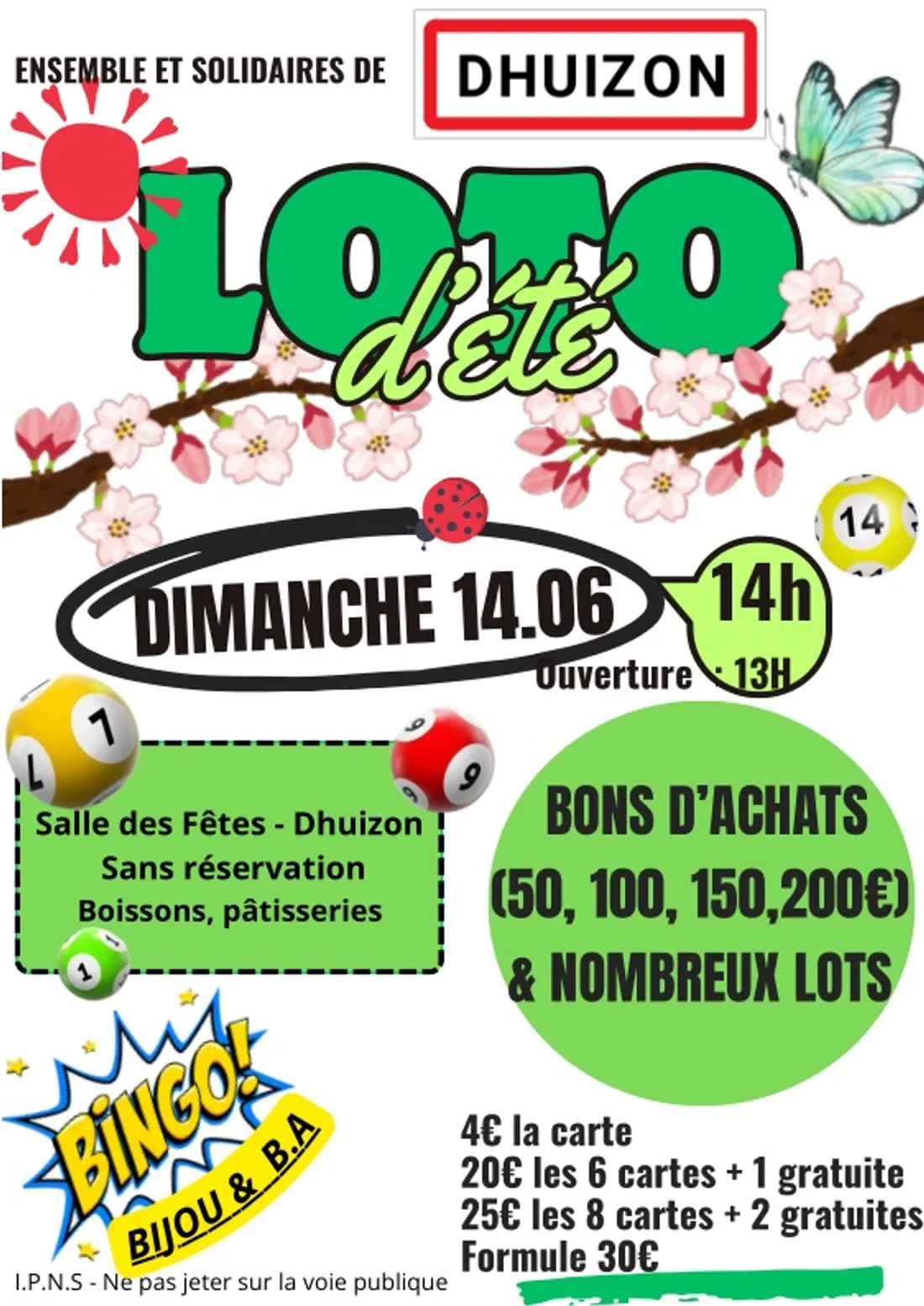 DHUIZON (41) - Loto d'Ensemble et Solidaires