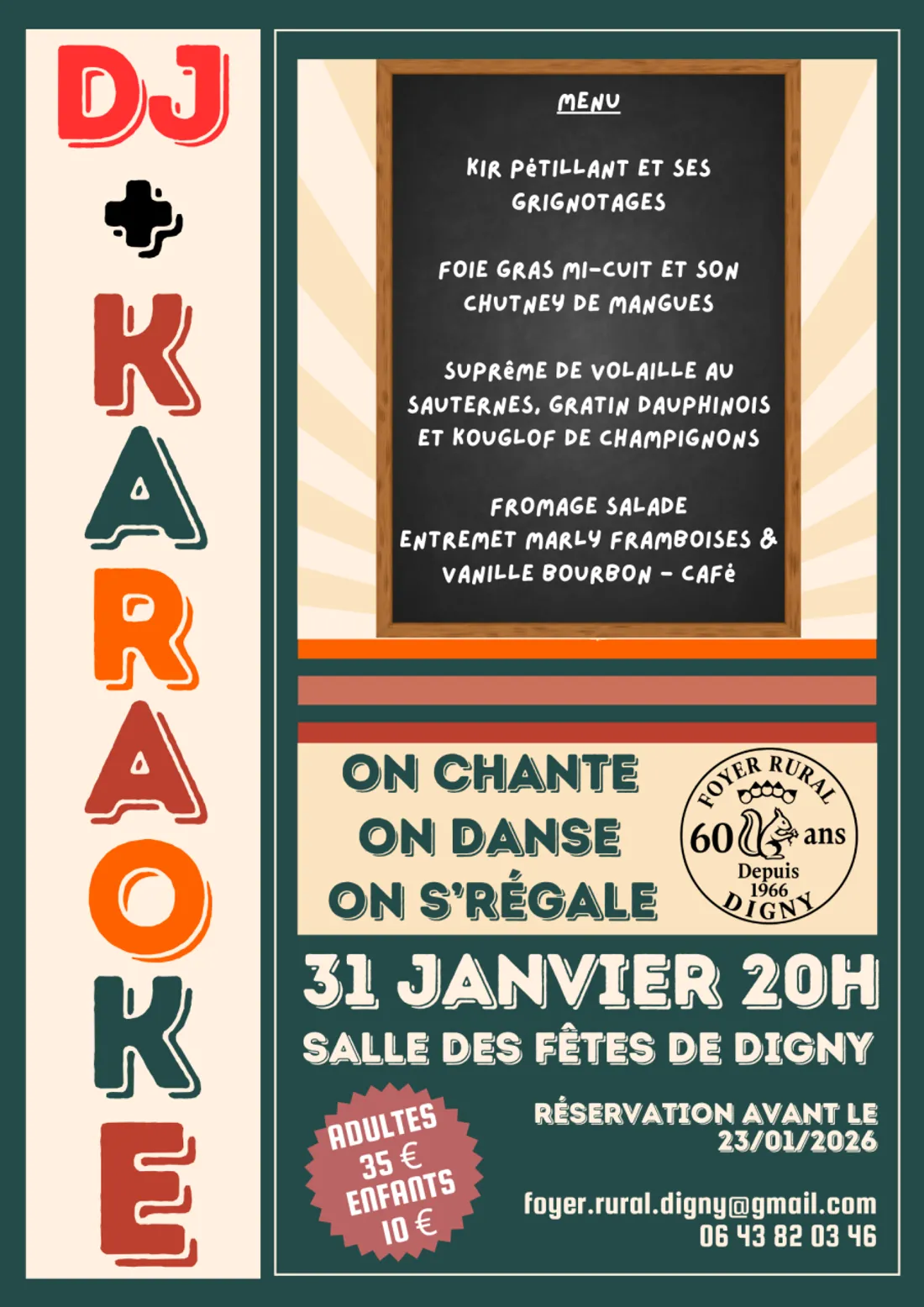 DIGNY - Soirée du Foyer rural