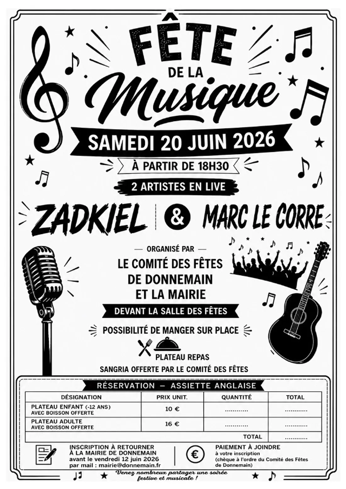 DONNEMAIN - Fête de la musique