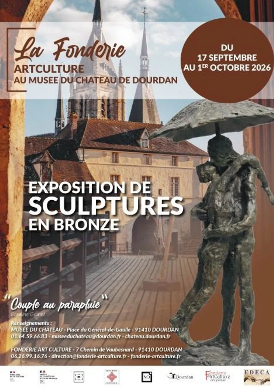 DOURDAN (91) - Exposition : Sculptures en bronze