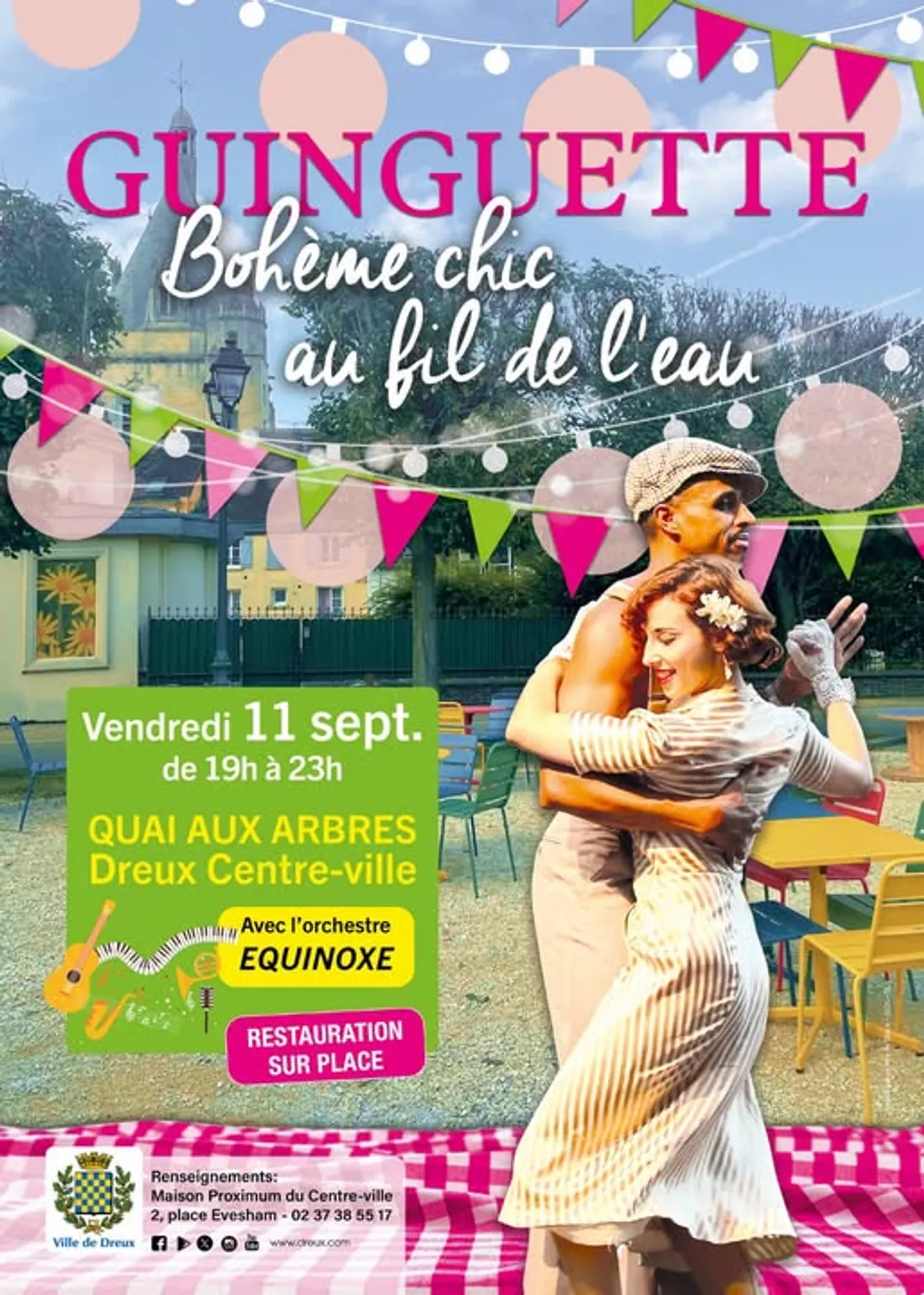 DREUX - Guinguette avec l'orchestre Equinoxe