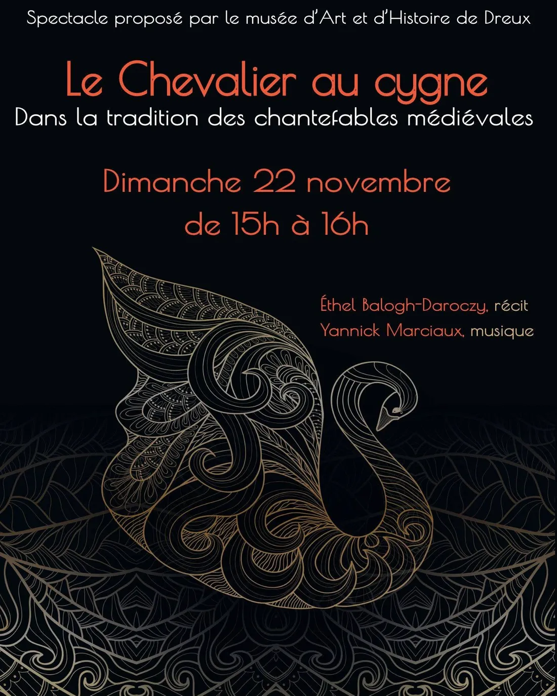 DREUX - Spectacle : Le chevalier au cygne