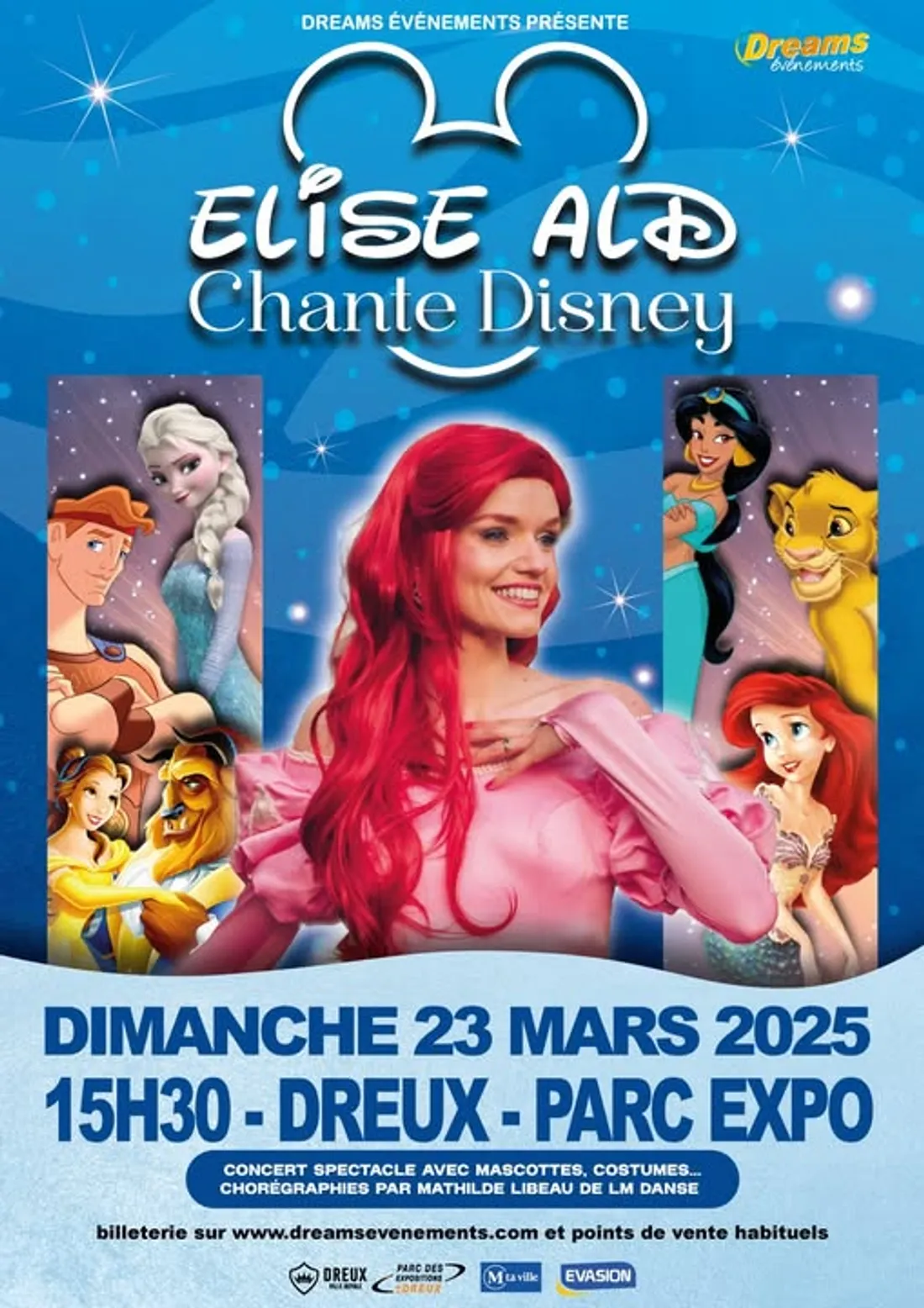 DREUX - Spectacle : Élise ALD chante Disney