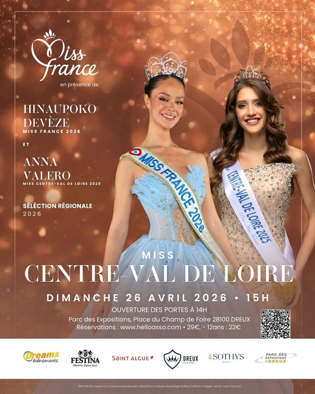 DREUX - Couronnement de Miss Centre-Val de Loire