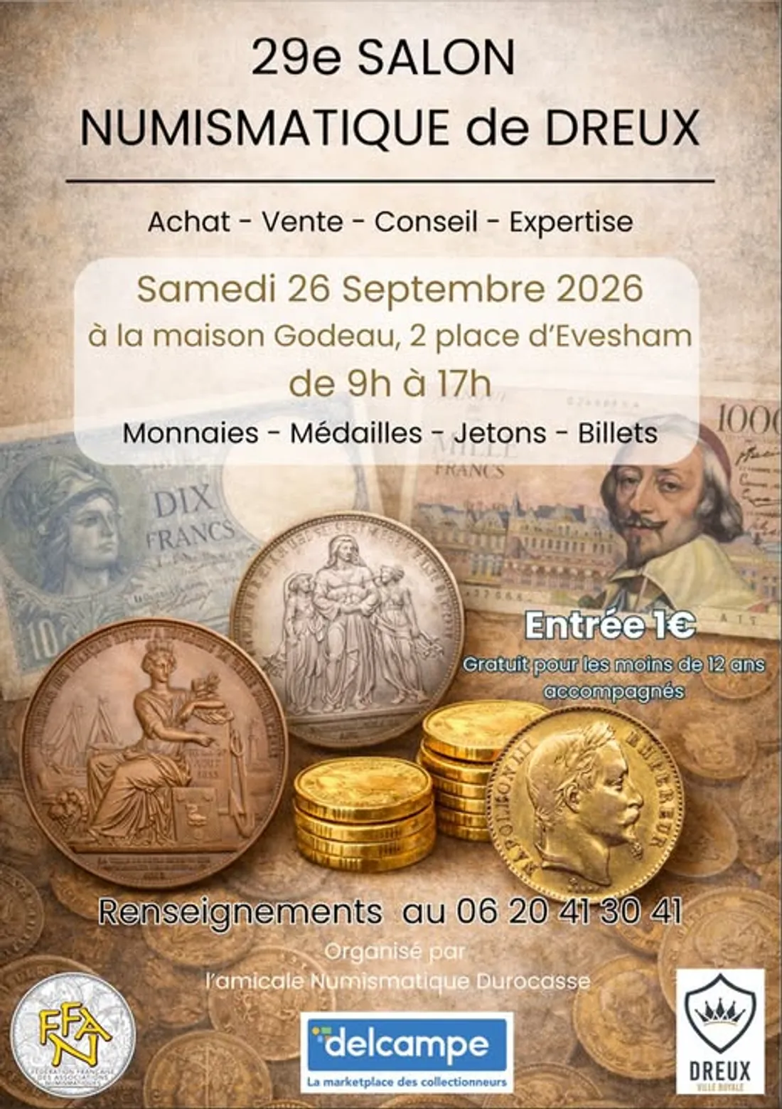 DREUX - 29e salon numismatique