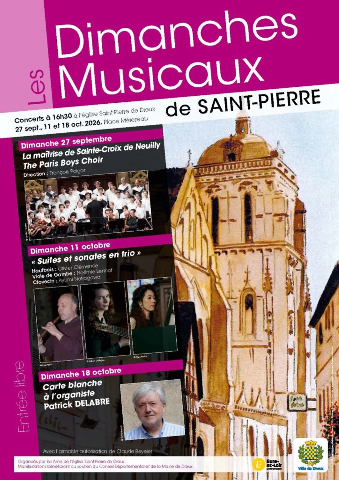 DREUX - Dimanches musicaux 2026